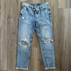H&M Light Blue Straight Leg Jeans